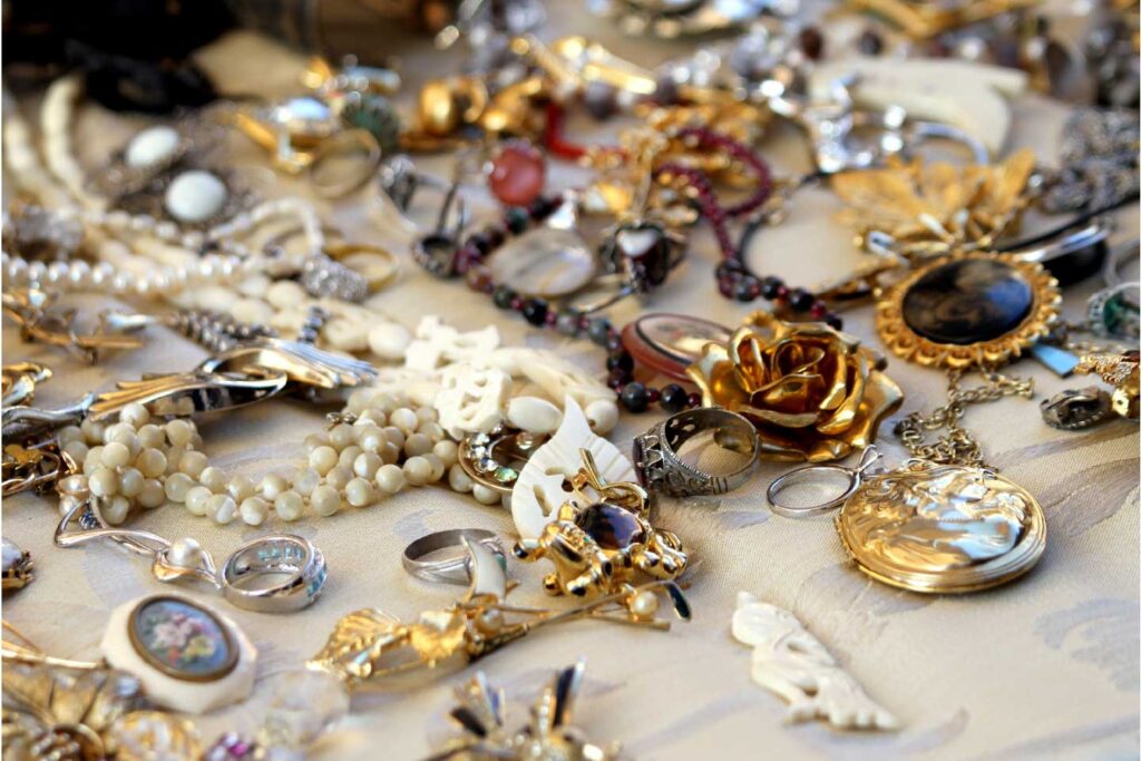 Jewelry reviewed by personal property appraiser