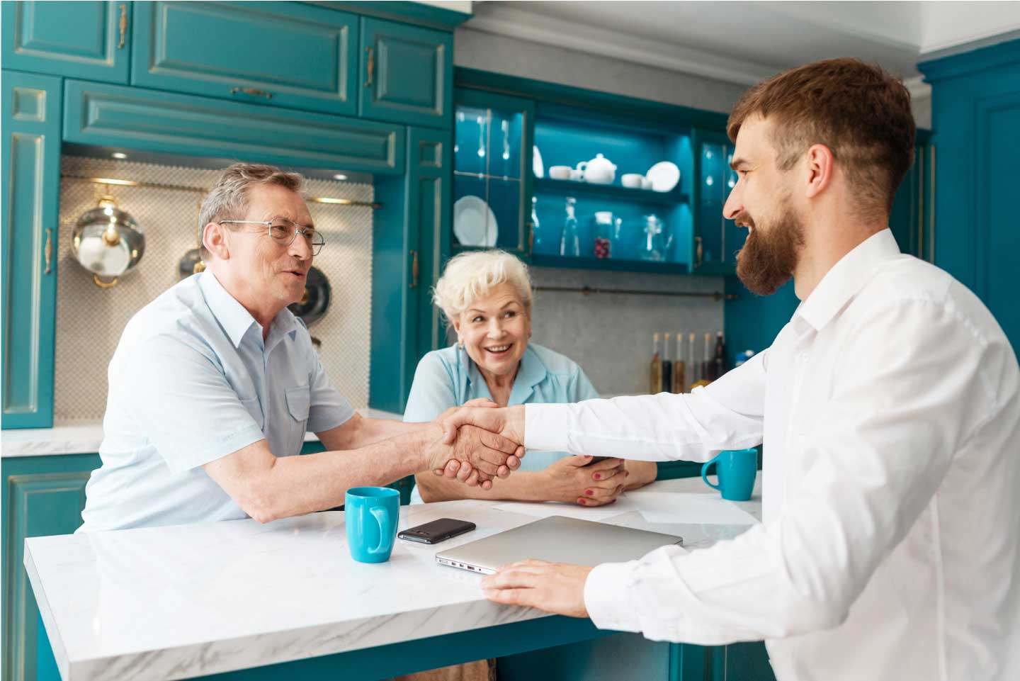 Personal Property Appraiser meeting clients