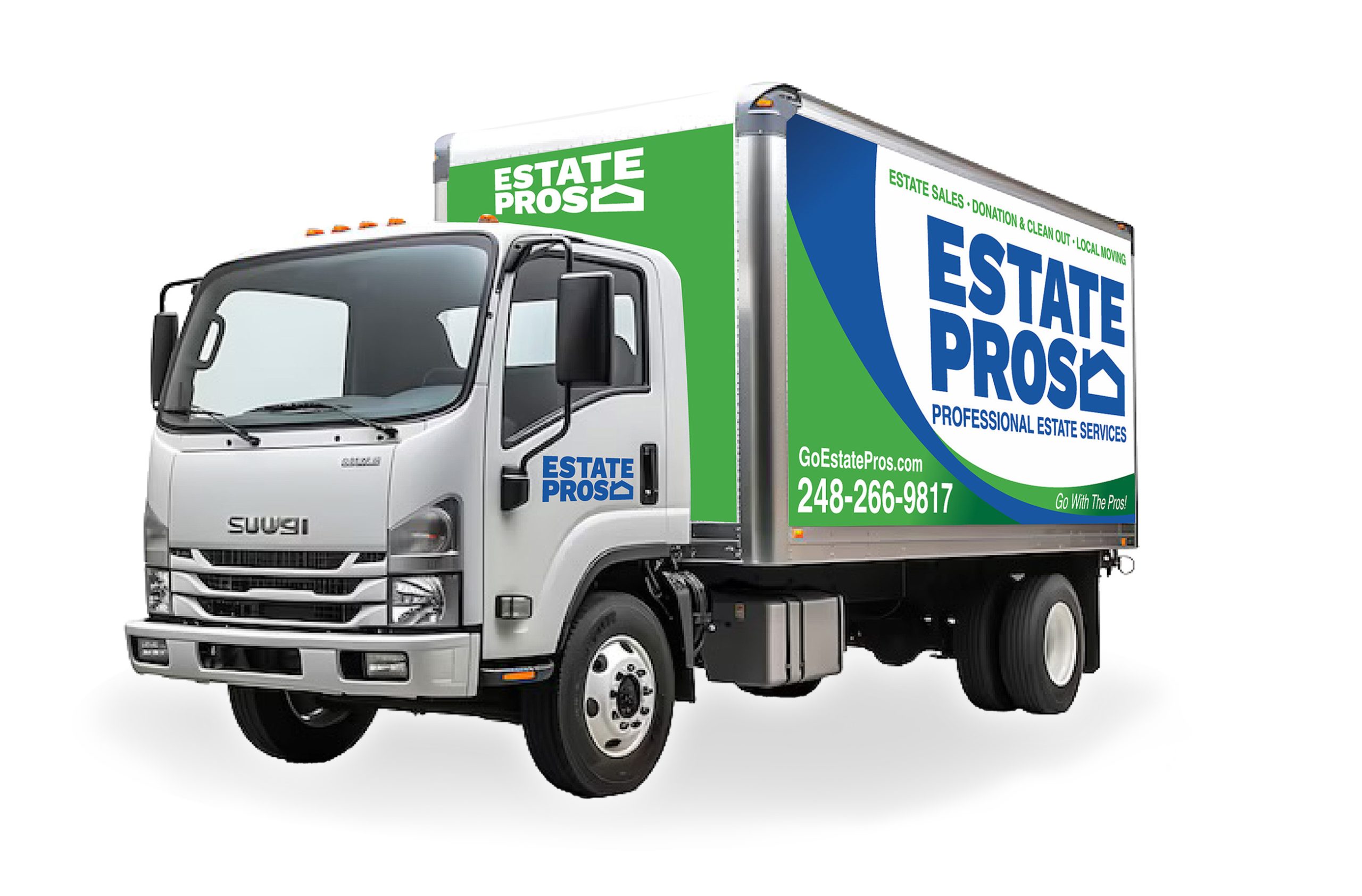 Image of the Estate Pros moving truck