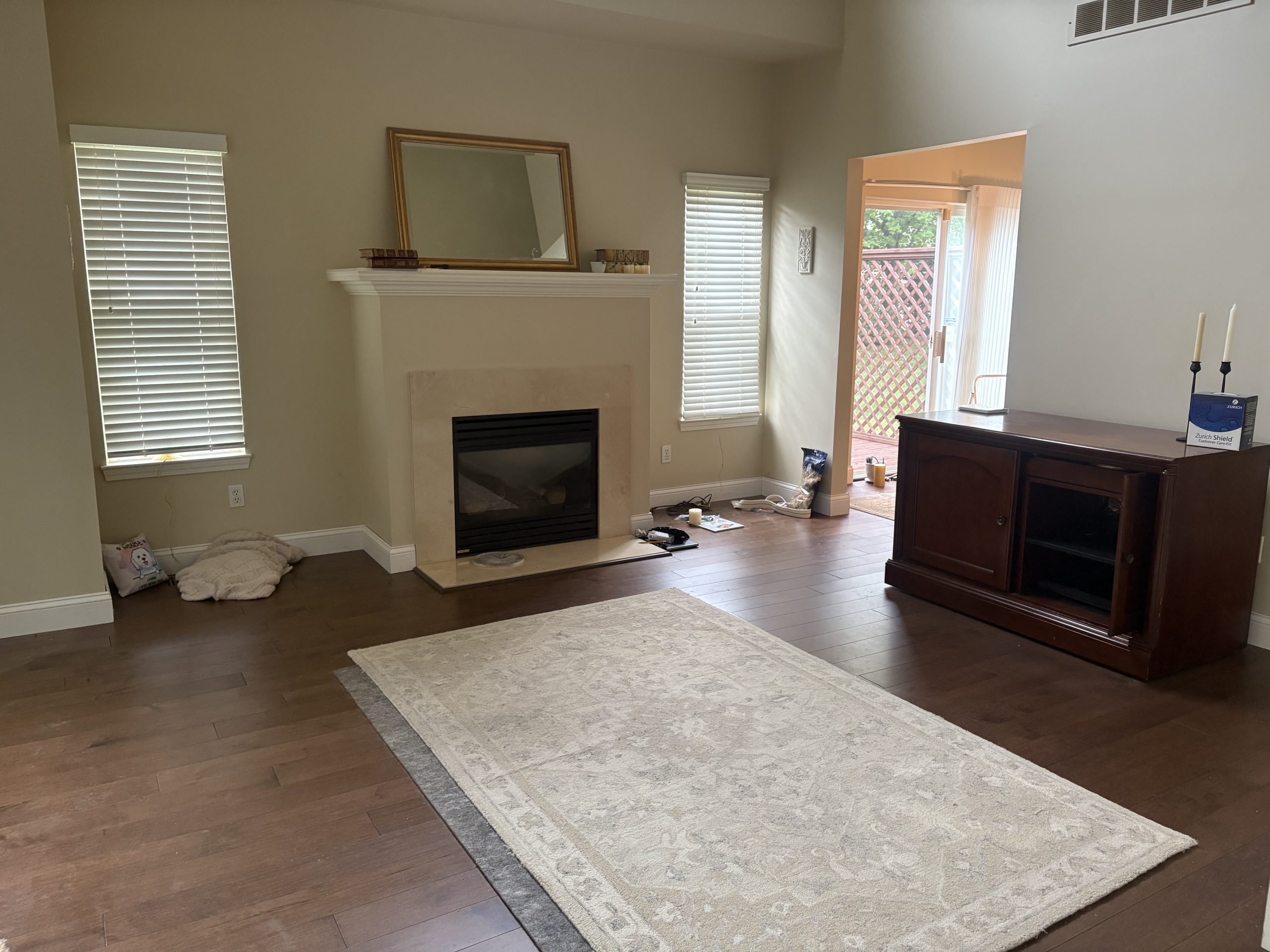 Hand knotted area rugs estate house
