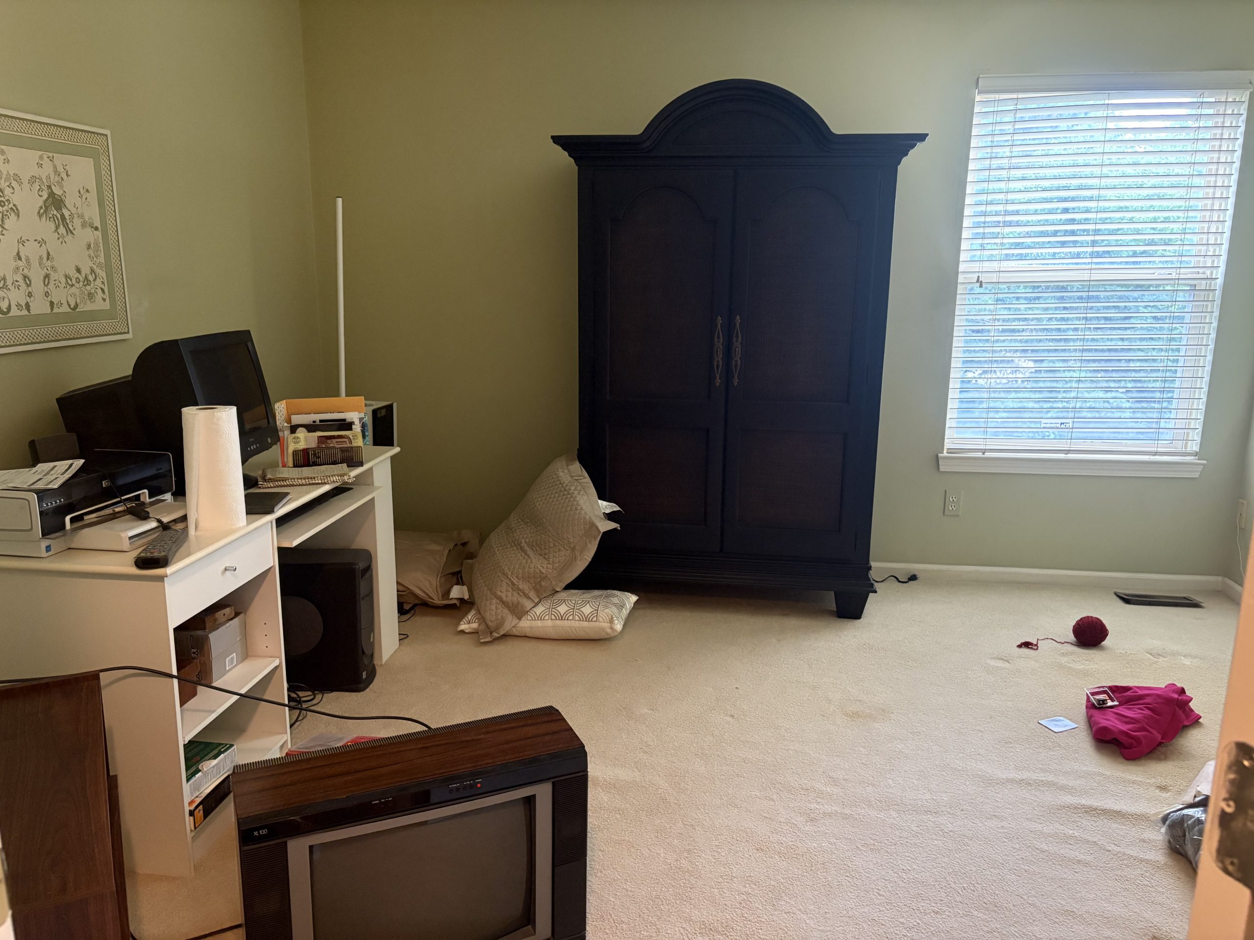 Ethan Allen armoire wardrobe estate sale