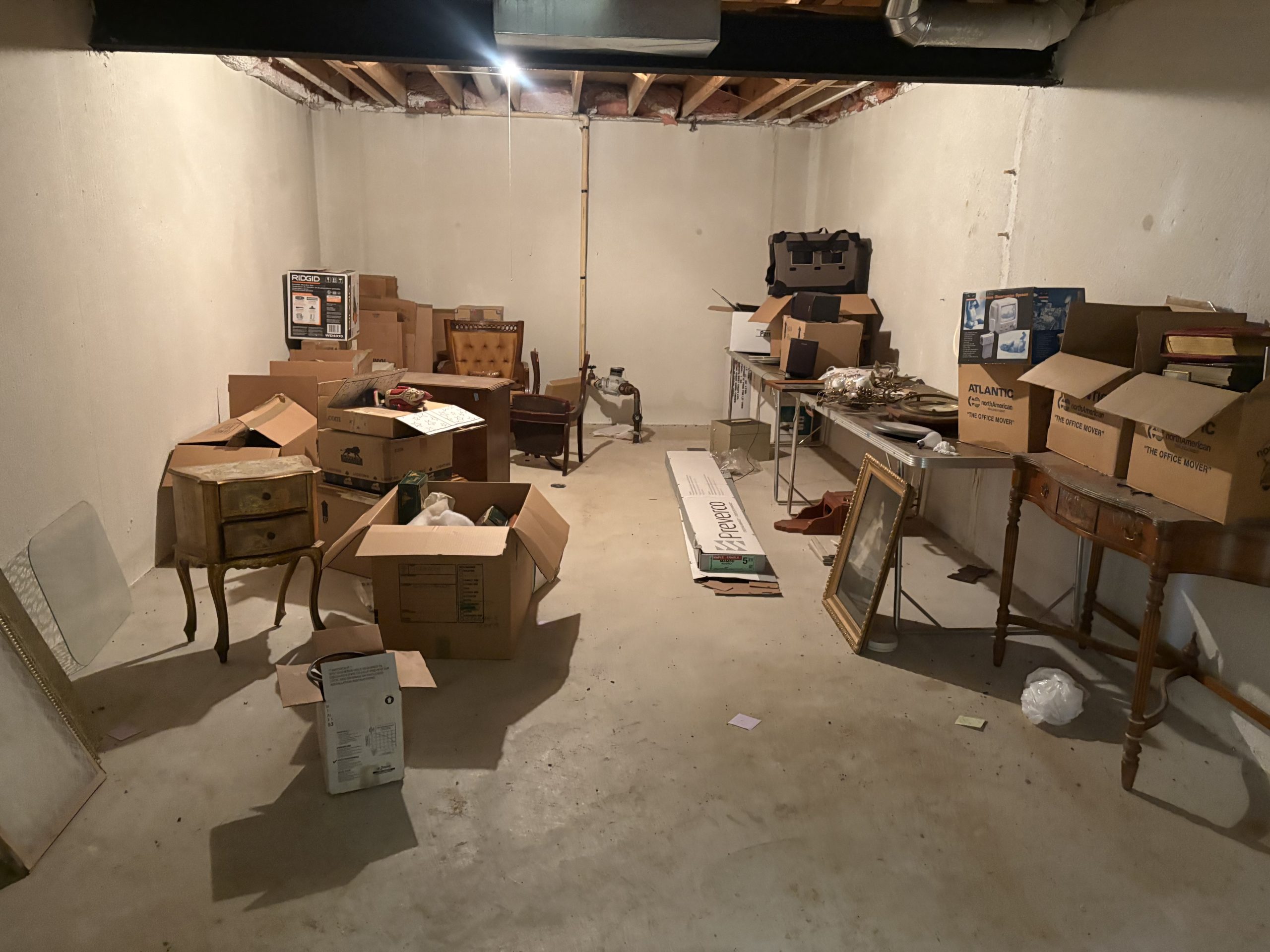 Basement clean out