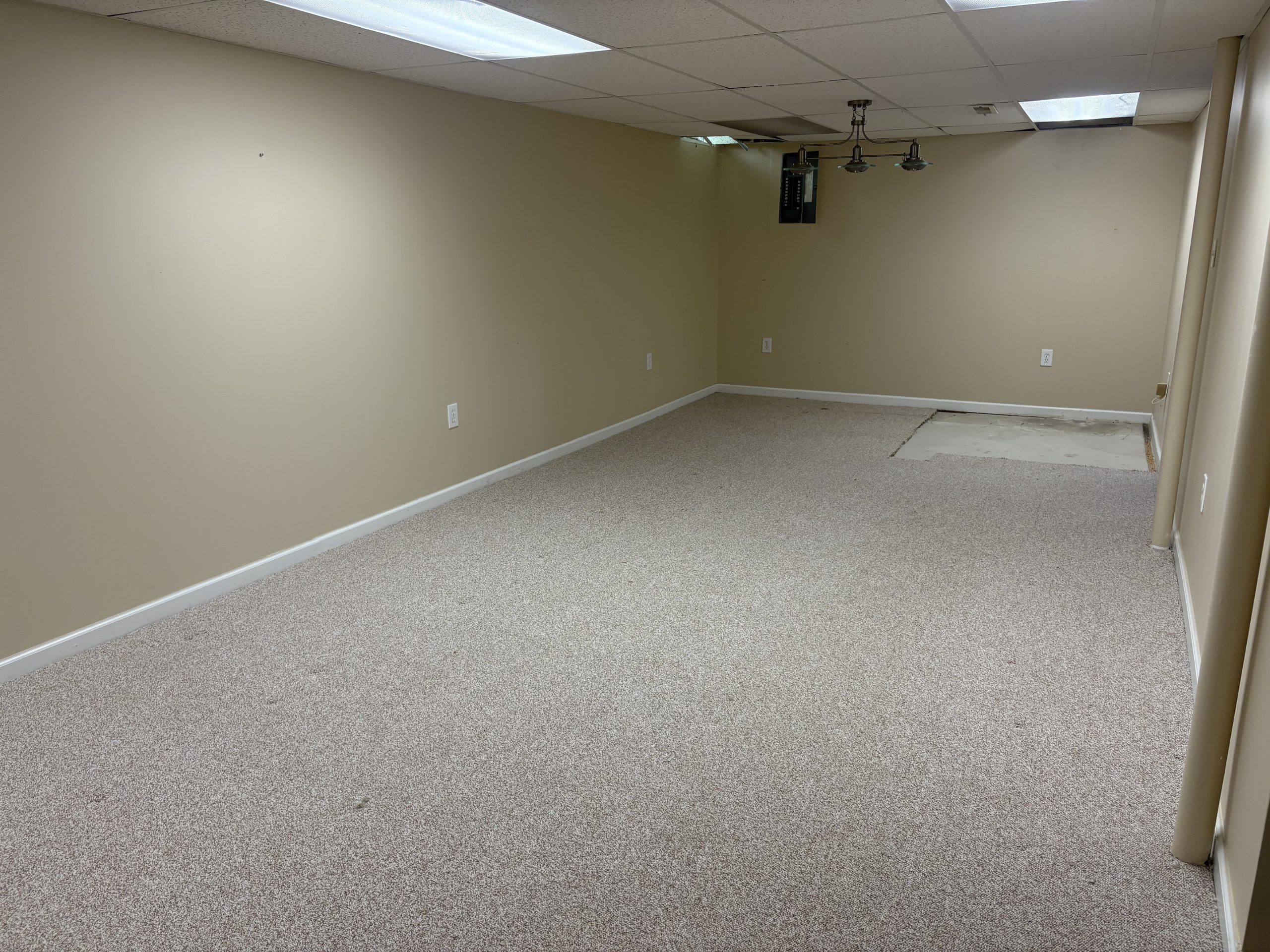 Empty estate donation basement
