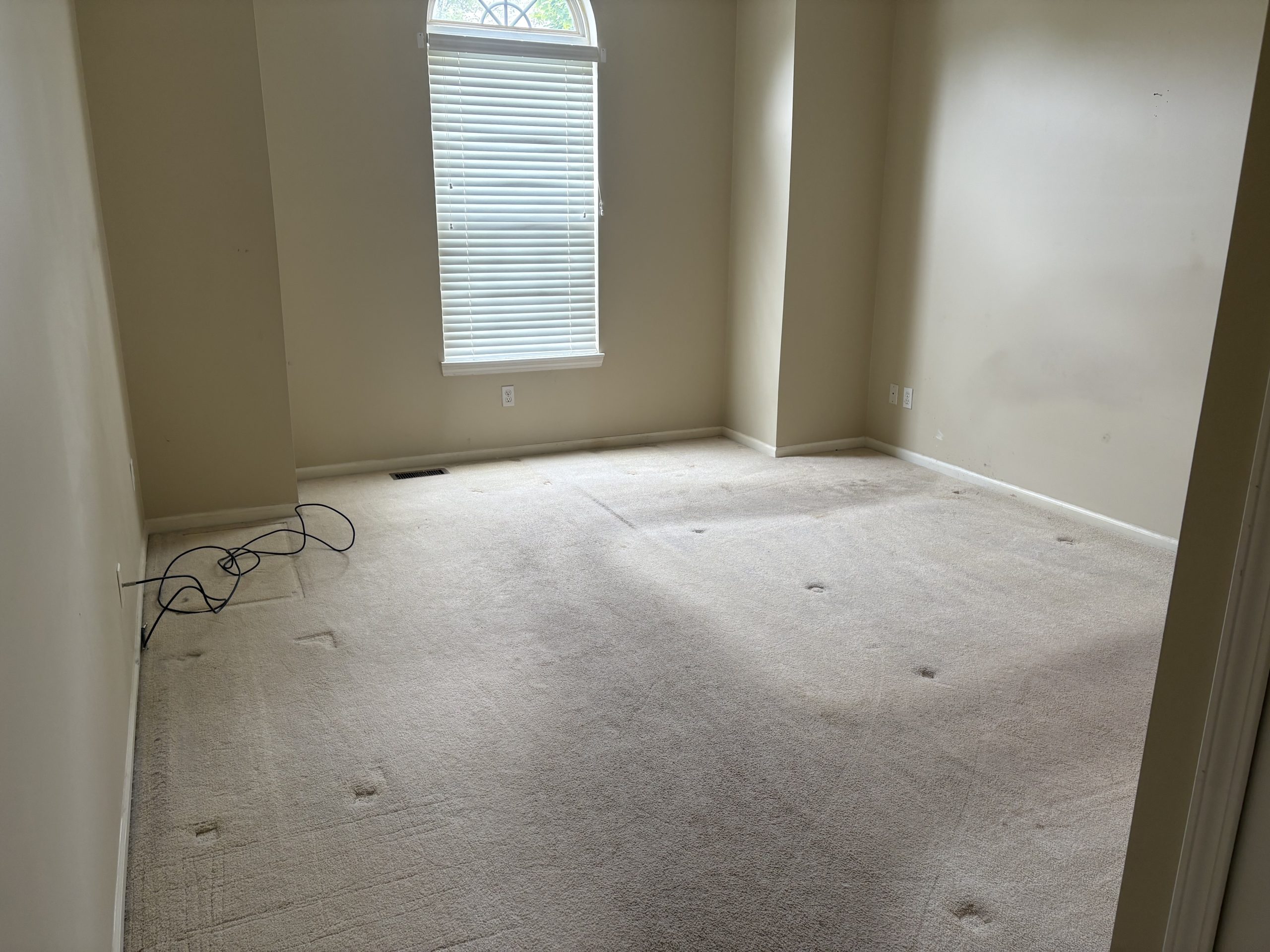 Bedroom after estate donation and clean out