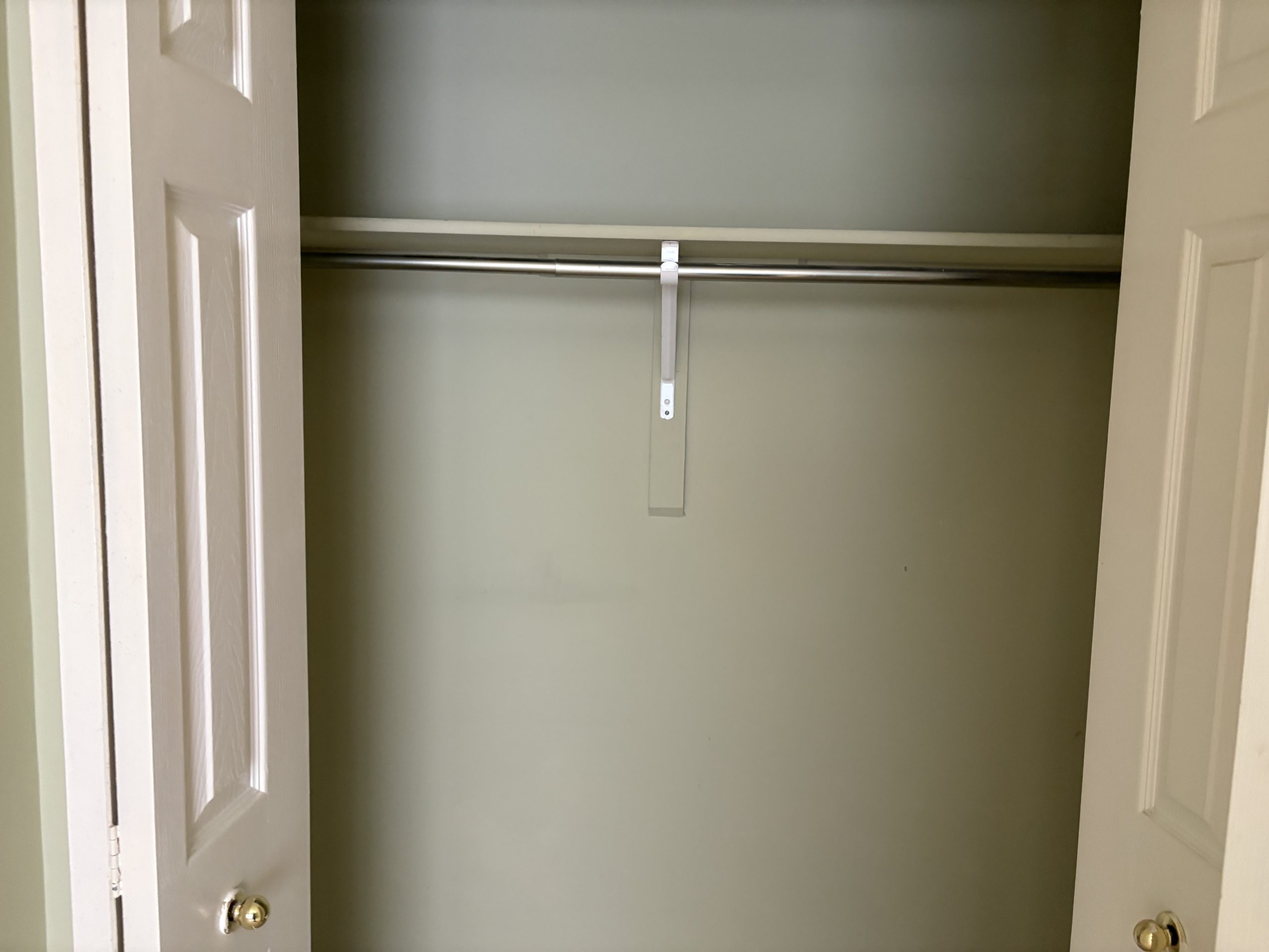 Empty estate sale closet