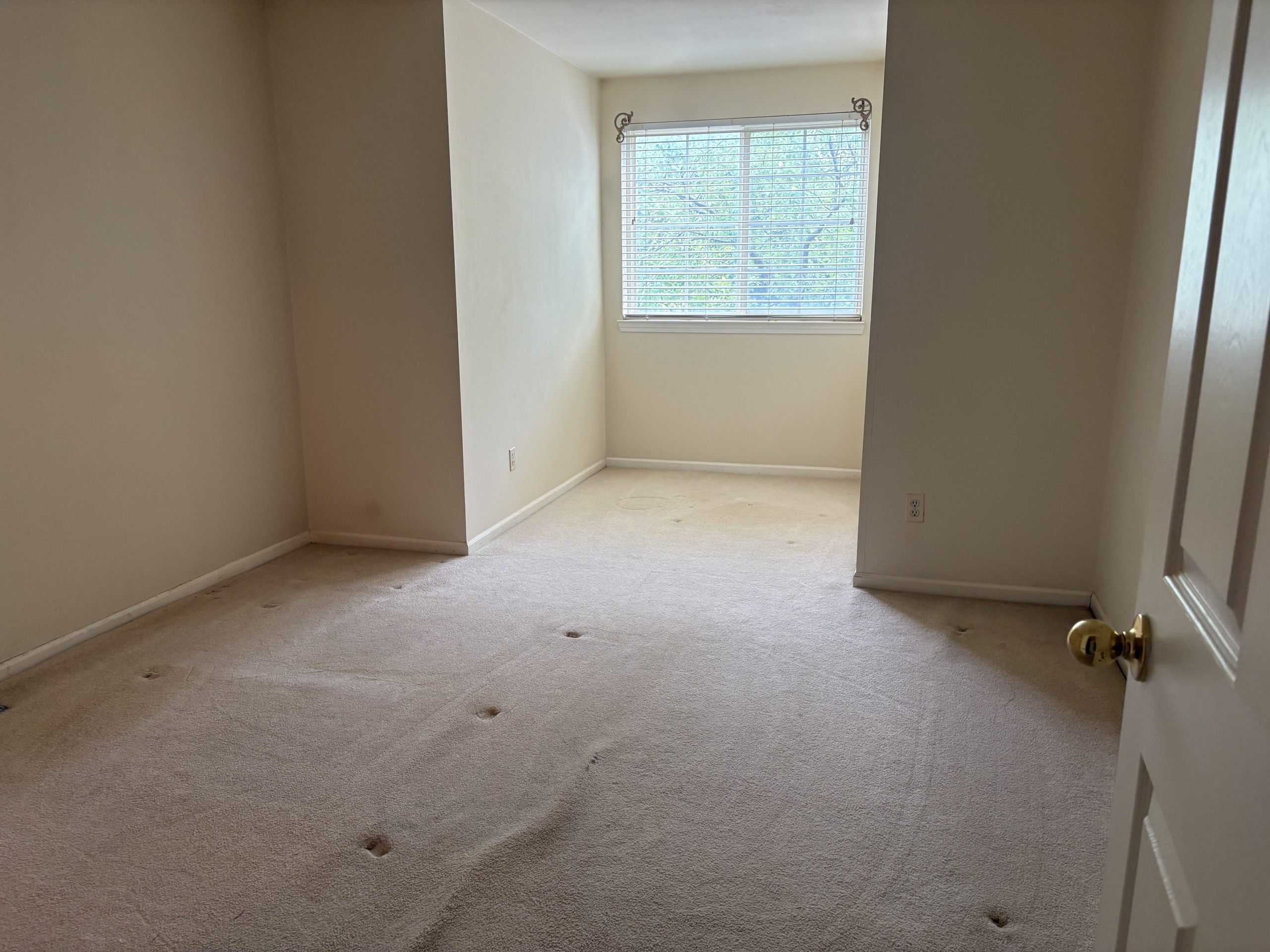 Primary bedroom after estate liquidation