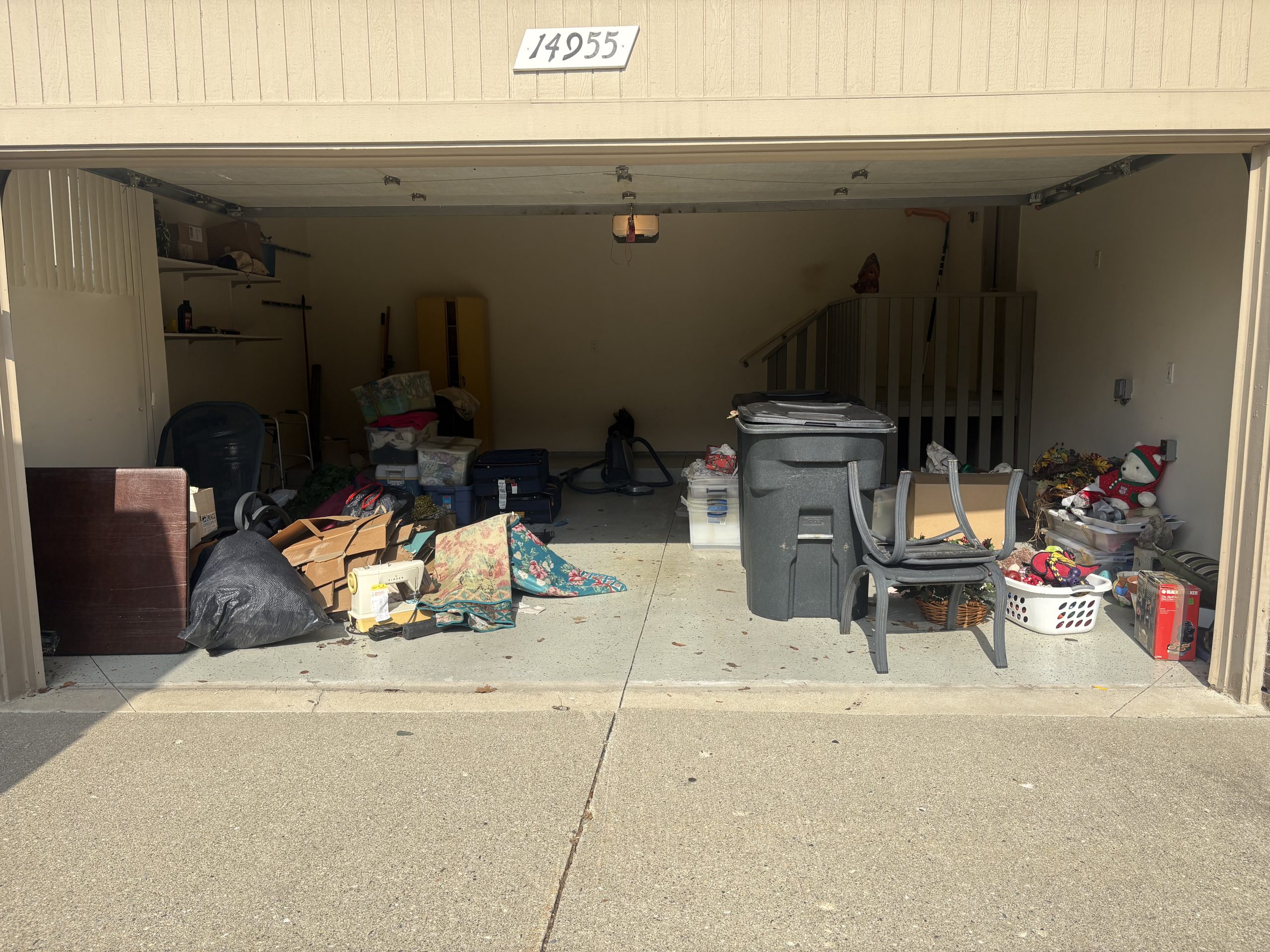 Junk removal garage