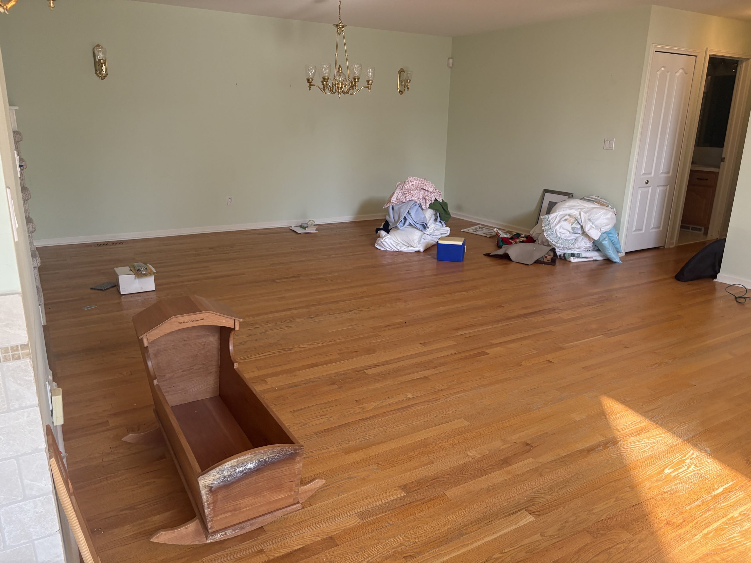 Antique bassinet, decor estate liquidation