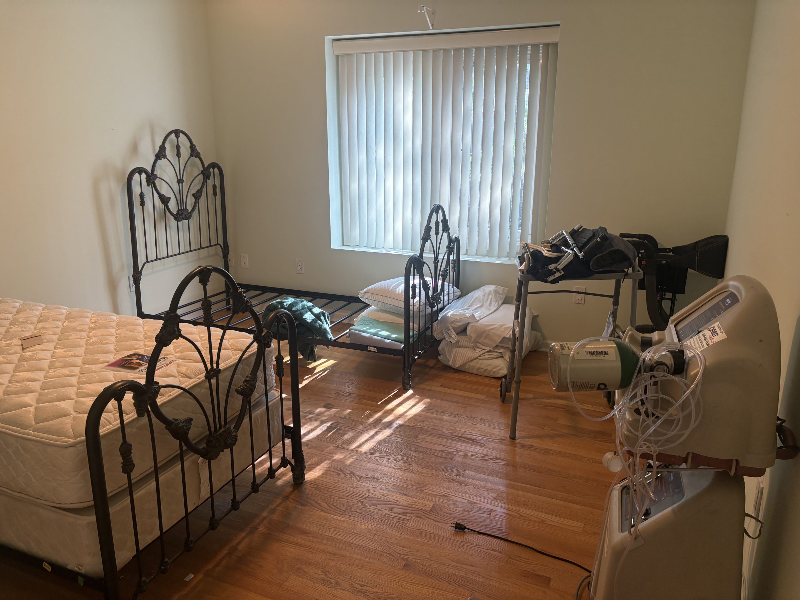 Estate sale twin beds, mattresses