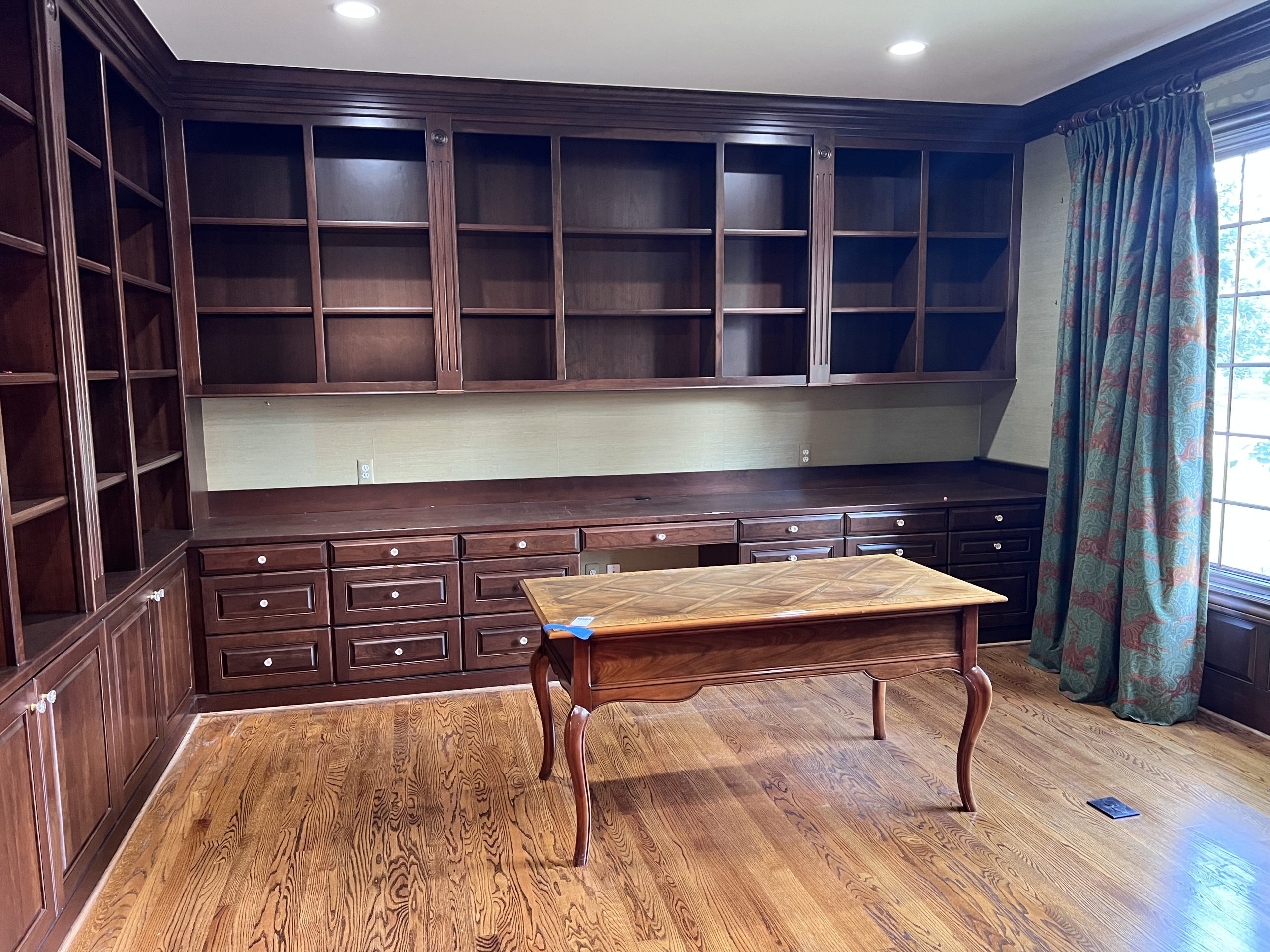 post donation office with baker furniture desk