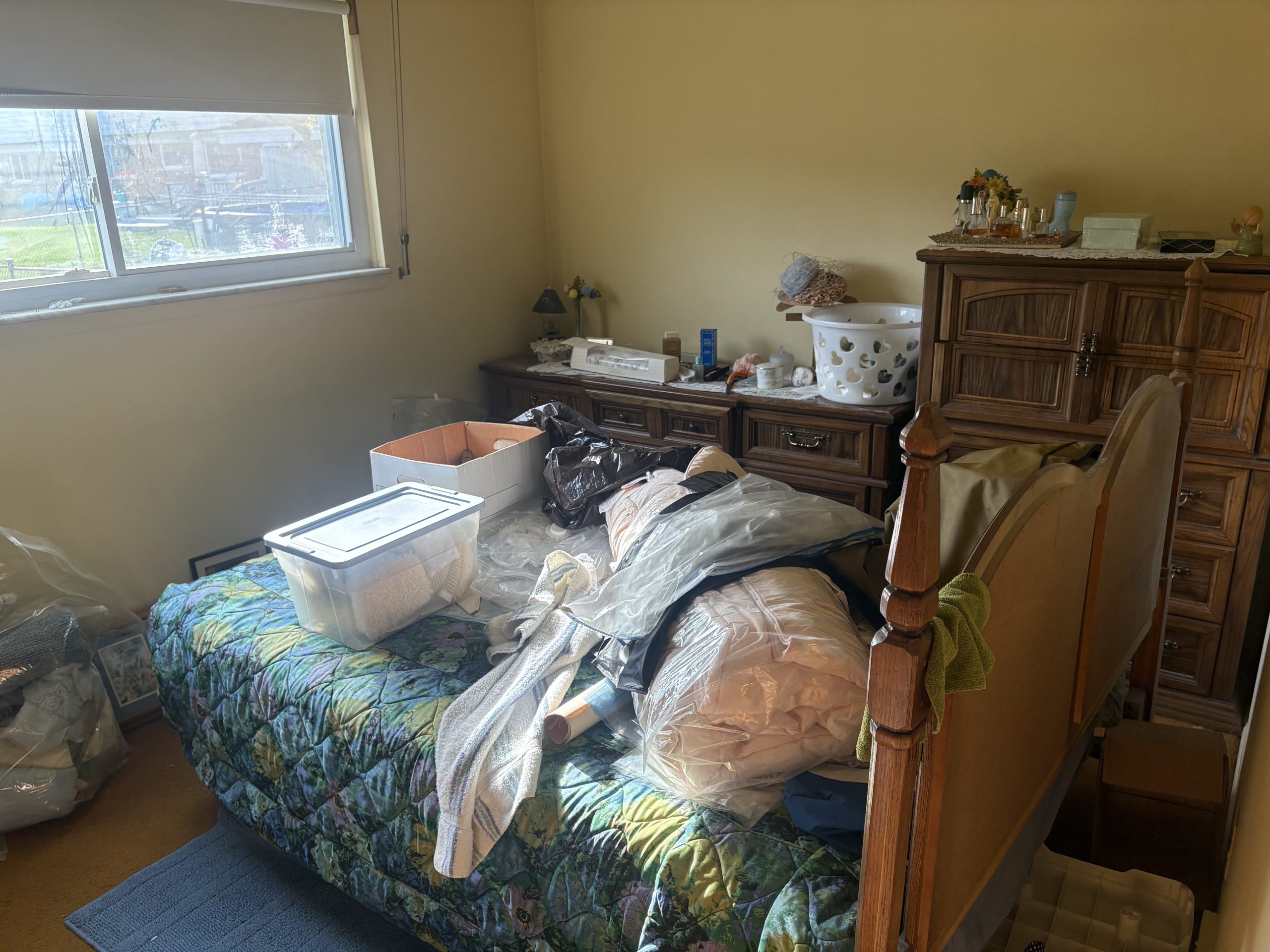 junk in bedroom