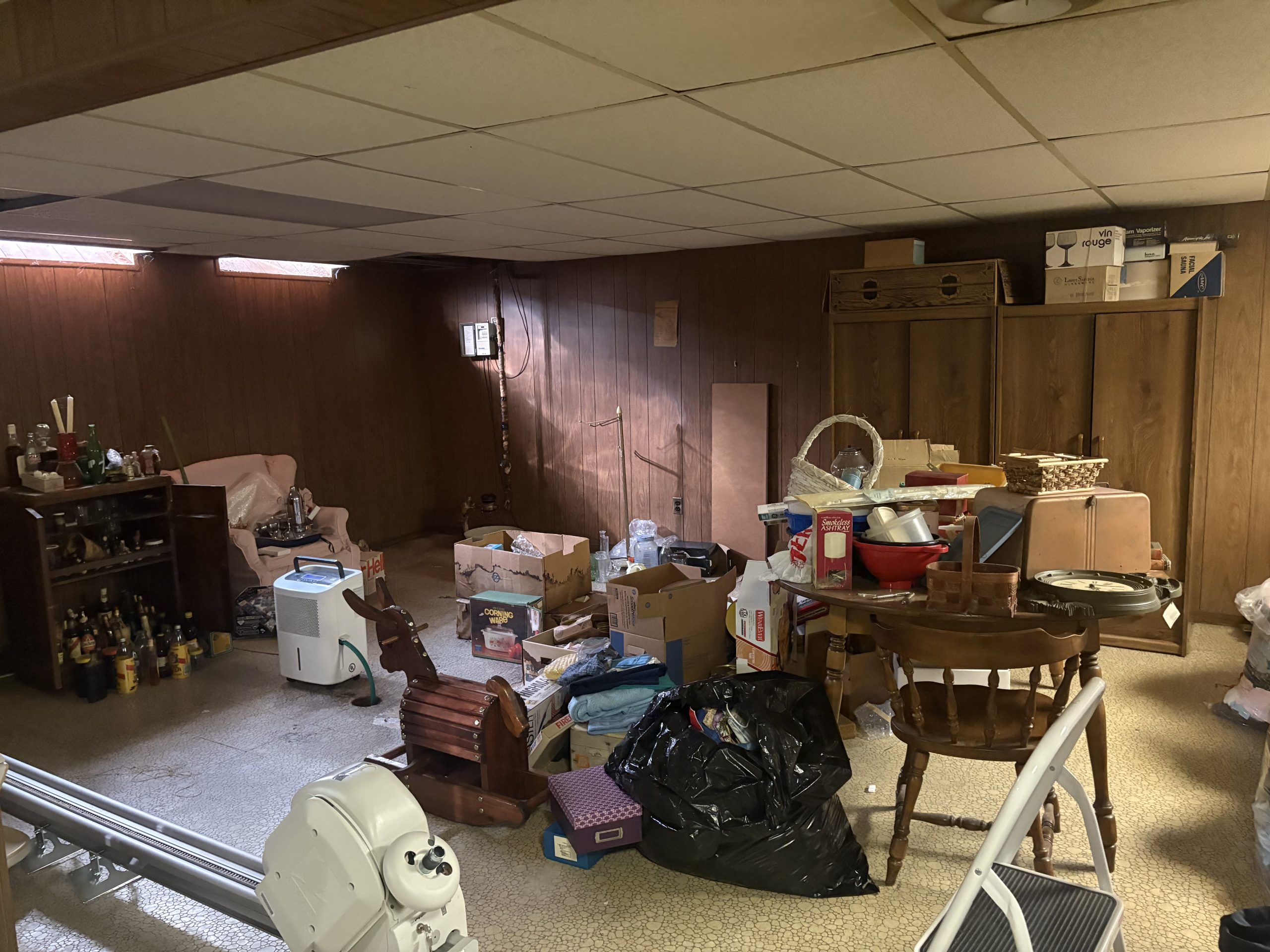 basement junk