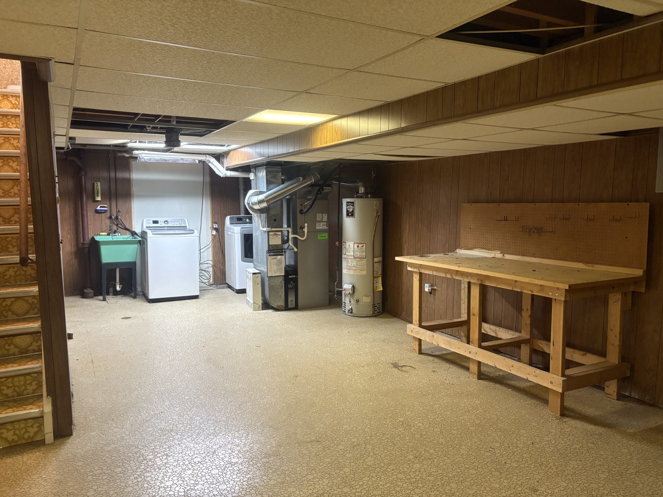 basement work bench