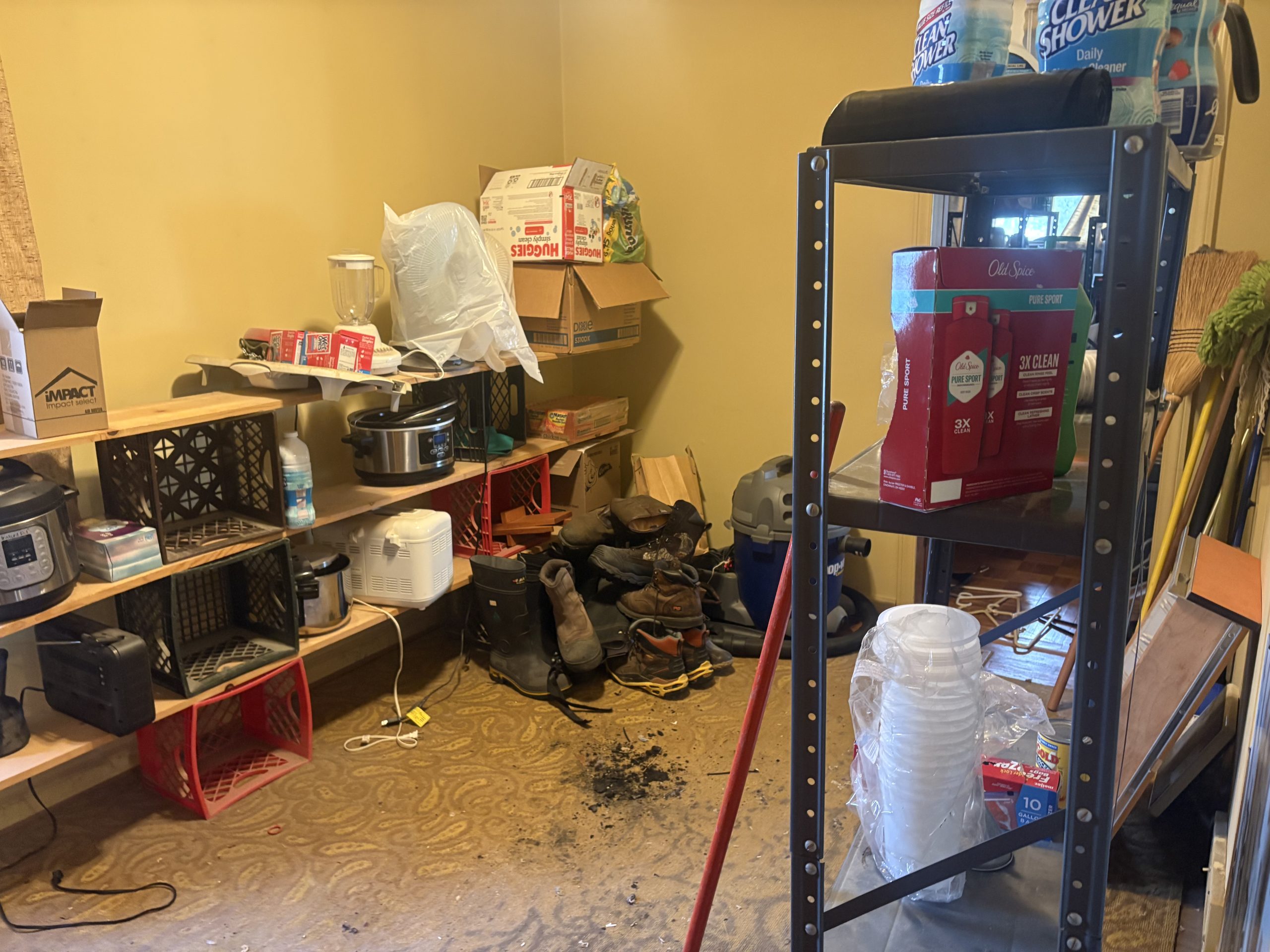 dirty room