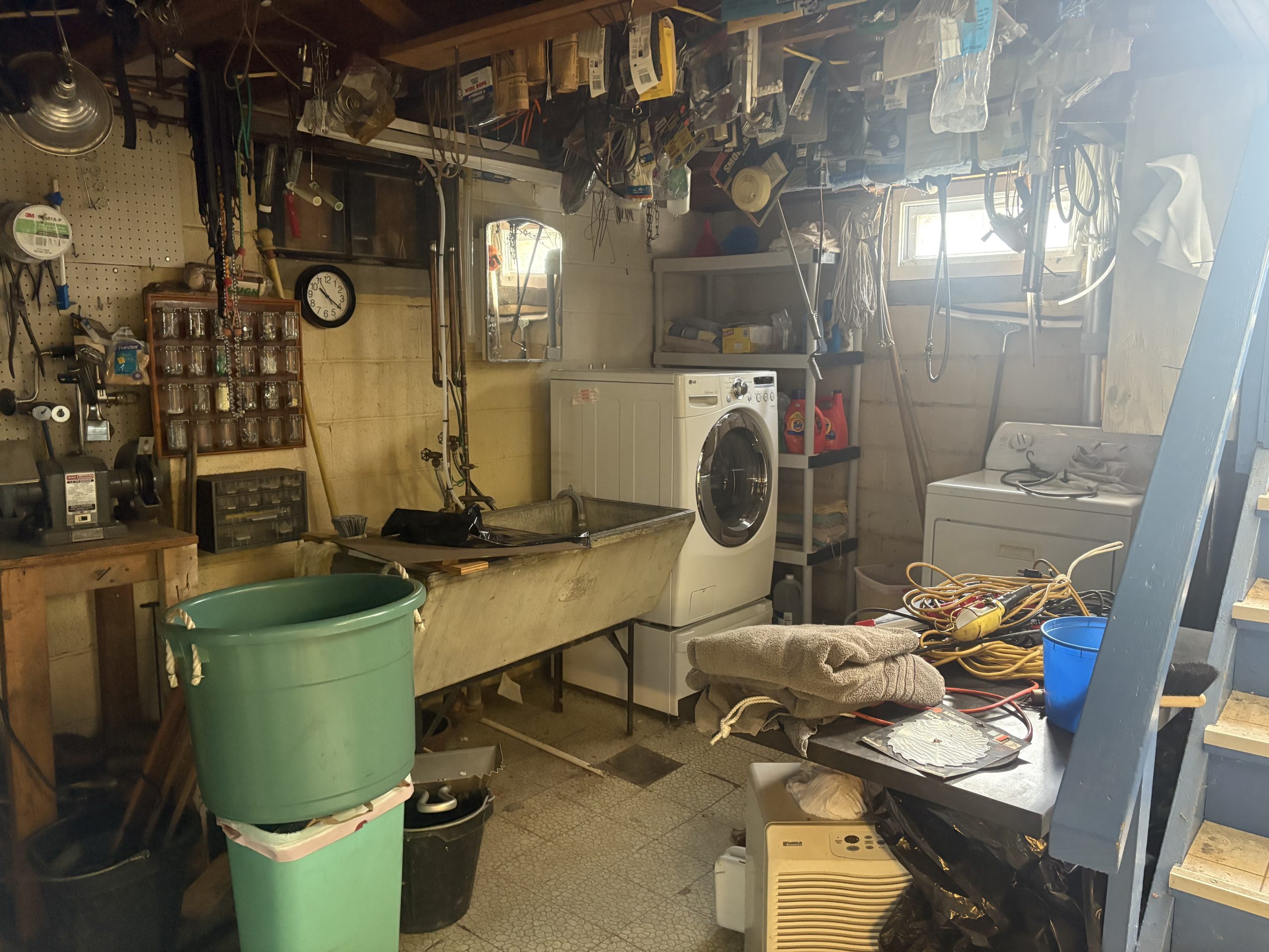 basement junk