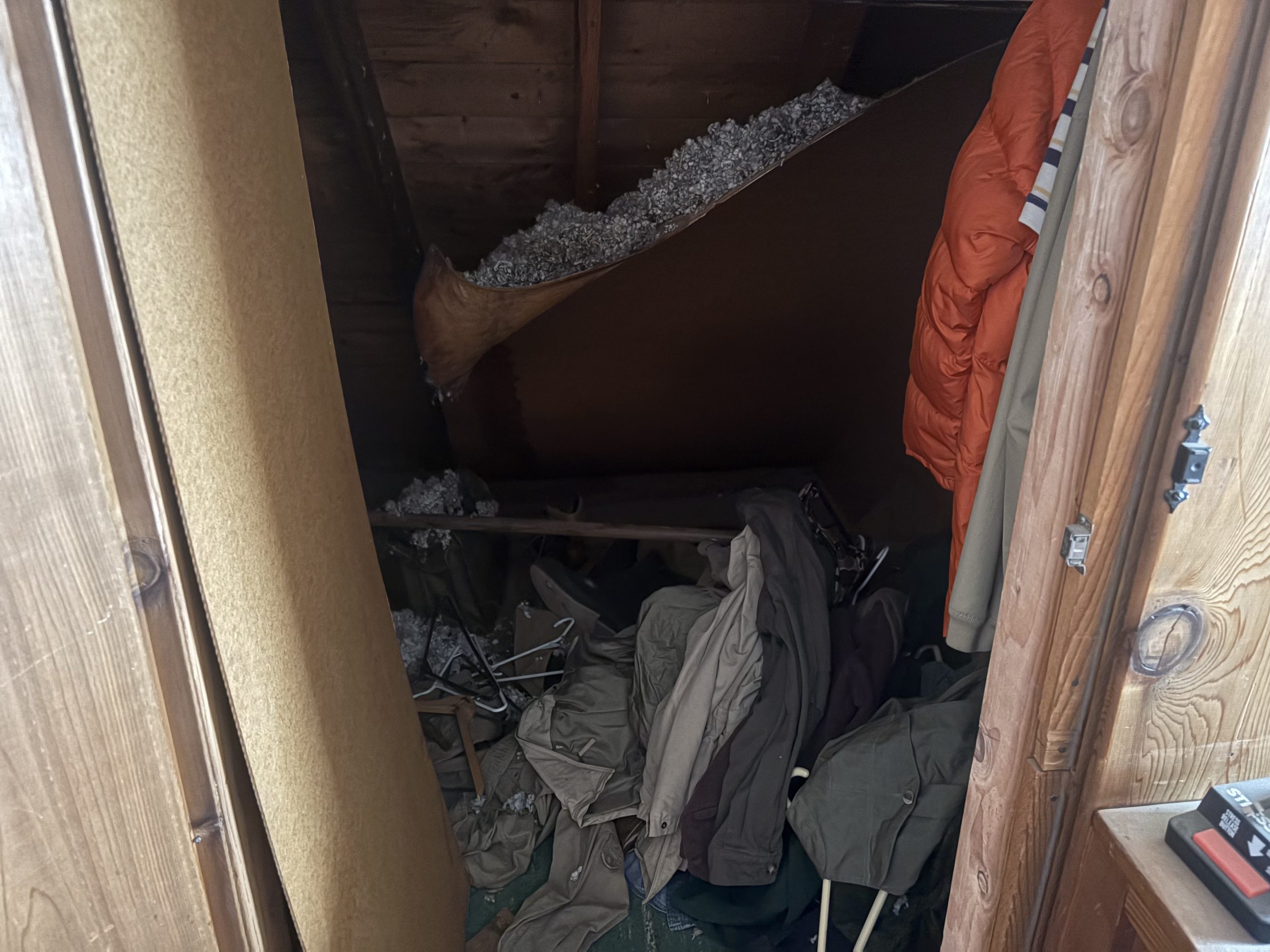 dirty closet