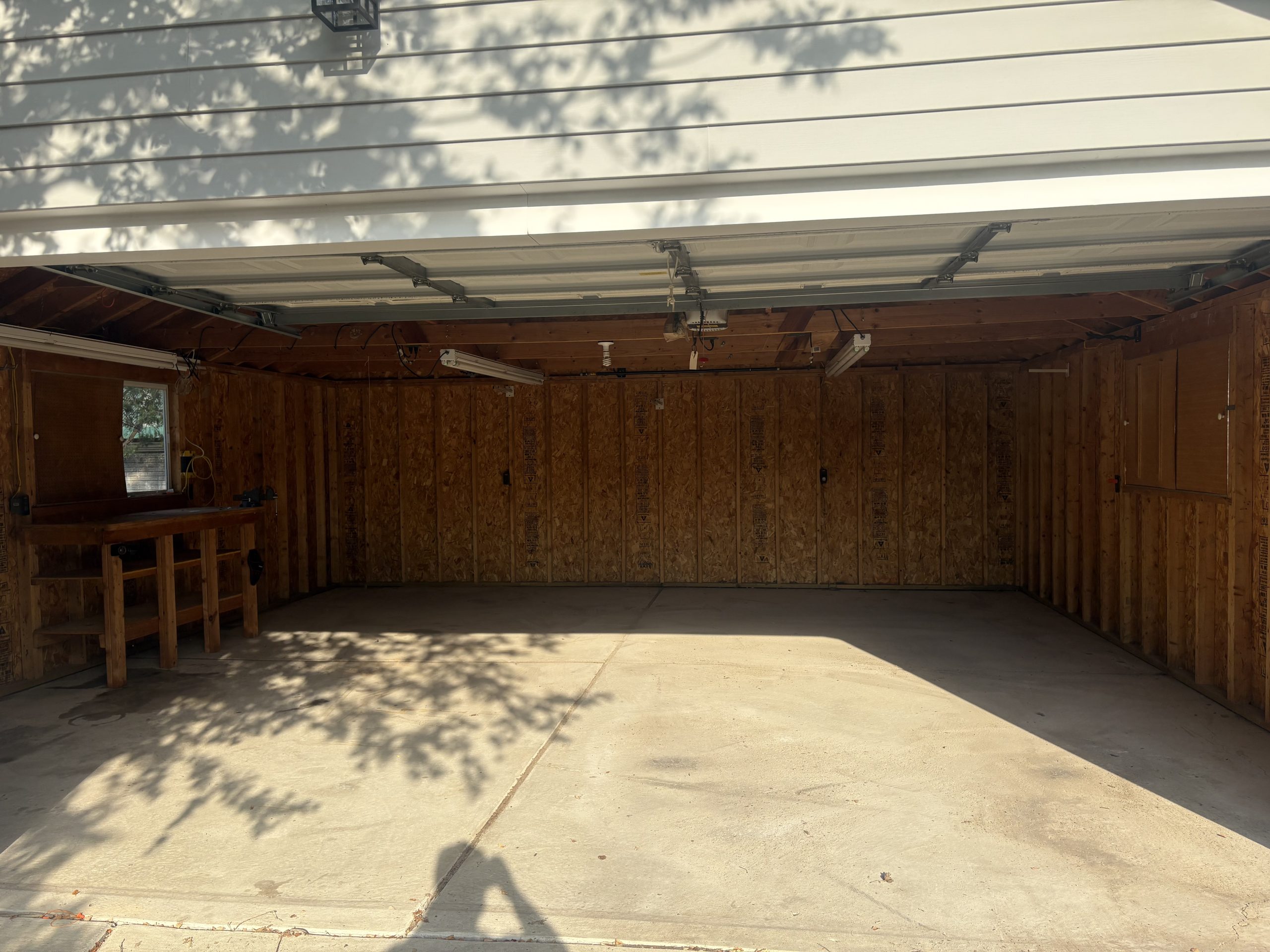 garage after junk removal